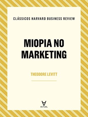 cover image of Miopia no Marketing